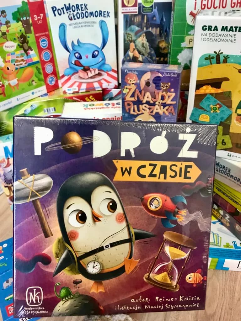 Zdjęcie przedstawiające grę planszową "Podróż w czasie"