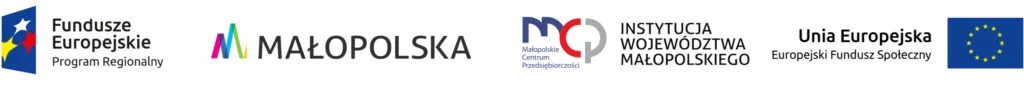 Logo Fundusze Europejskie, Małopolska, Instytucja Województwa Małopolskiego, Unia Europejska